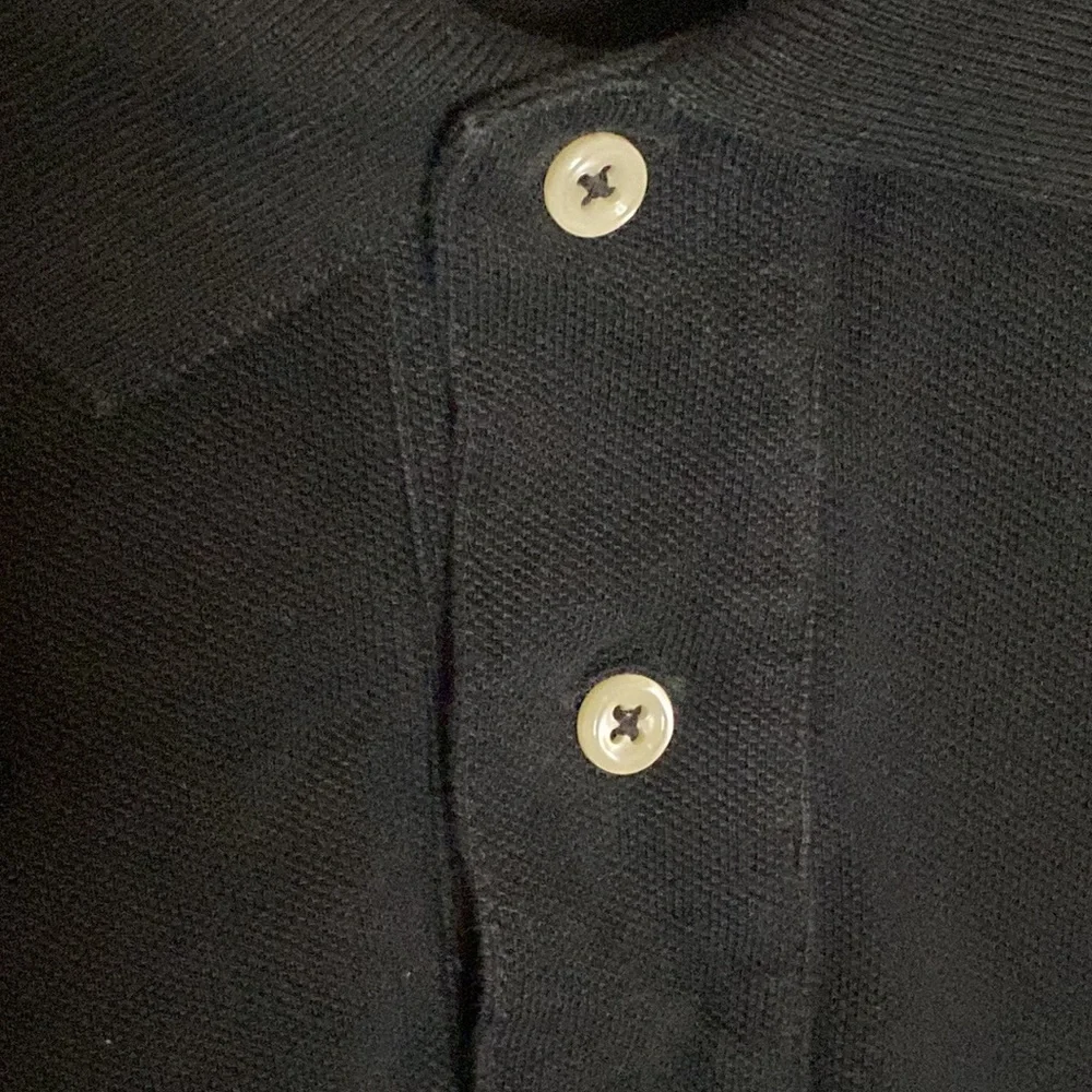 Vintage 80s Polo by Ralph Lauren polo shirt size Large black with red polo pony